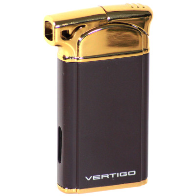 Зажигалка Vertigo Crosby Pipe Gold трубочная