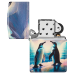 Зажигалка бензиновая Zippo (46014) Penguin Glow In The Dark Green