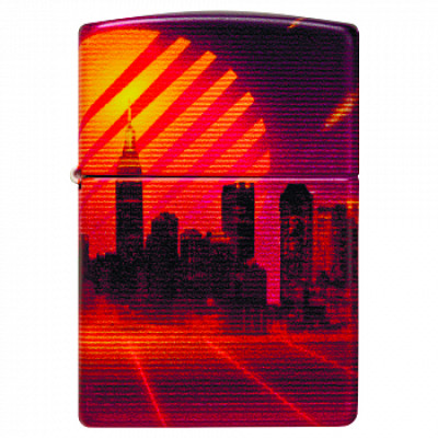 Зажигалка бензиновая Zippo (48505) Cyber City