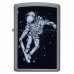 Зажигалка бензиновая Zippo (48644) Skateboarding Astronaut Flat Grey