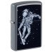 Зажигалка бензиновая Zippo (48644) Skateboarding Astronaut Flat Grey