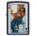 Зажигалка бензиновая Zippo (48723) Queen Design Navy Matte