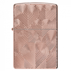 Зажигалка бензиновая Zippo (48919) Armor Hearts Rose Gold