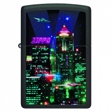 Зажигалка бензиновая Zippo (48506) Cyber City