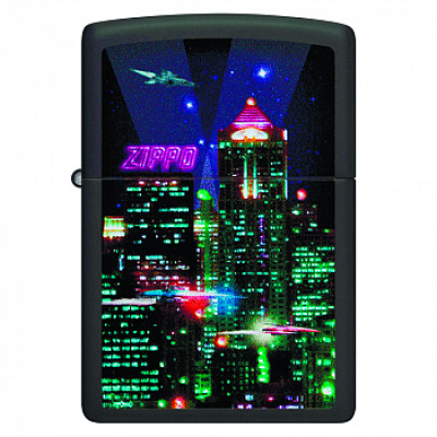 Зажигалка бензиновая Zippo (48506) Cyber City