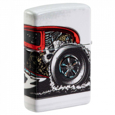 Зажигалка бензиновая Zippo (48660) Hot Rod Design 540 Matte