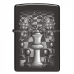 Зажигалка бензиновая Zippo (48762) Chess Design High Polish Black