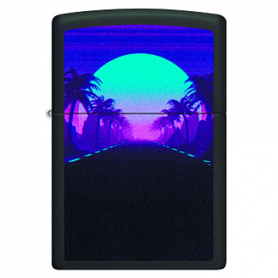 Зажигалка бензиновая Zippo (49809) Sunset Black