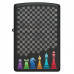 Зажигалка бензиновая Zippo (48662) Chess Pieces Black Matte