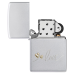 Зажигалка бензиновая Zippo (48725) Love Design Satin Chrome™