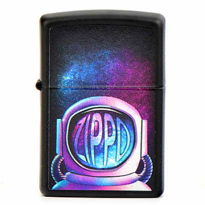 Зажигалка бензиновая Zippo (49773) Astronaut Black Matte