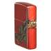 Зажигалка бензиновая Zippo (48513) Dragon Design 540 Tumbled Brass