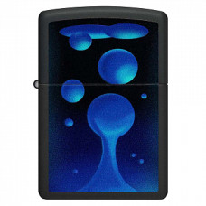 Зажигалка бензиновая Zippo (48675) Lava Lamp Black Light