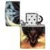 Зажигалка бензиновая Zippo (48934) Dragon Design Glow in the Dark Green