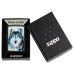 Зажигалка бензиновая Zippo (48936) Feed the Good Wolf Black Matte