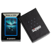 Зажигалка бензиновая Zippo (48984) Whale High Polish Blue