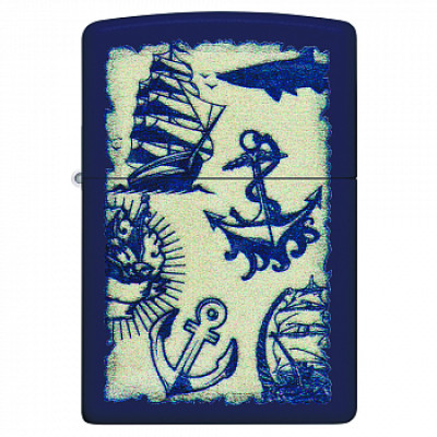 Зажигалка бензиновая Zippo (49774) Nautical Design