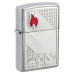 Зажигалка бензиновая Zippo (48126) Classic ZIPPO Brushed Chrome