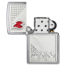 Зажигалка бензиновая Zippo (48126) Classic ZIPPO Brushed Chrome