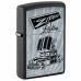 Зажигалка бензиновая Zippo (48572) Car Design Black Matte