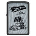 Зажигалка бензиновая Zippo (48572) Car Design Black Matte