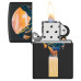 Зажигалка бензиновая Zippo (48676) Mountain Waterfall Black Light
