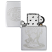 Зажигалка бензиновая Zippo (48728) Vintage Dance Satin Chrome™