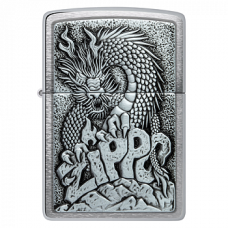 Зажигалка бензиновая Zippo (48902) Classic ZIPPO- Brushed Chrome