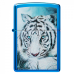Зажигалка бензиновая Zippo (48951) White Tiger High Polish Blue