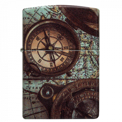 Зажигалка Zippo (49916) Compass Design 540 Matte