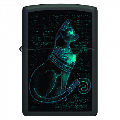 Зажигалка бензиновая Zippo (48582) Spiritual Cat