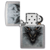 Зажигалка бензиновая Zippo (48732) Dragon Design Linen Weave
