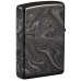 Зажигалка (Zippo) 49812 Marble Pattern Design High Polish Black