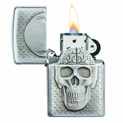 Зажигалка бензиновая Zippo (29818) Skull Design