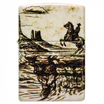 Зажигалка бензиновая Zippo (48518) Western Design