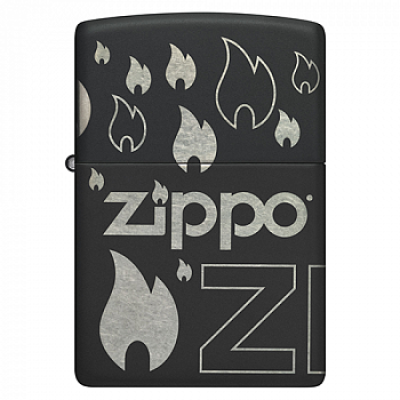 Зажигалка бензиновая Zippo (48908) Classic ZIPPO Black Matte