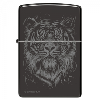 Зажигалка Zippo 48935 Big Cat High Polish Black
