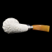  Пенковая курительная трубка Altinay Classic XXL silver spigot 17231 под фильтр 9 мм.