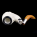  Пенковая курительная трубка Altinay Classic XXL silver spigot 17231 под фильтр 9 мм.